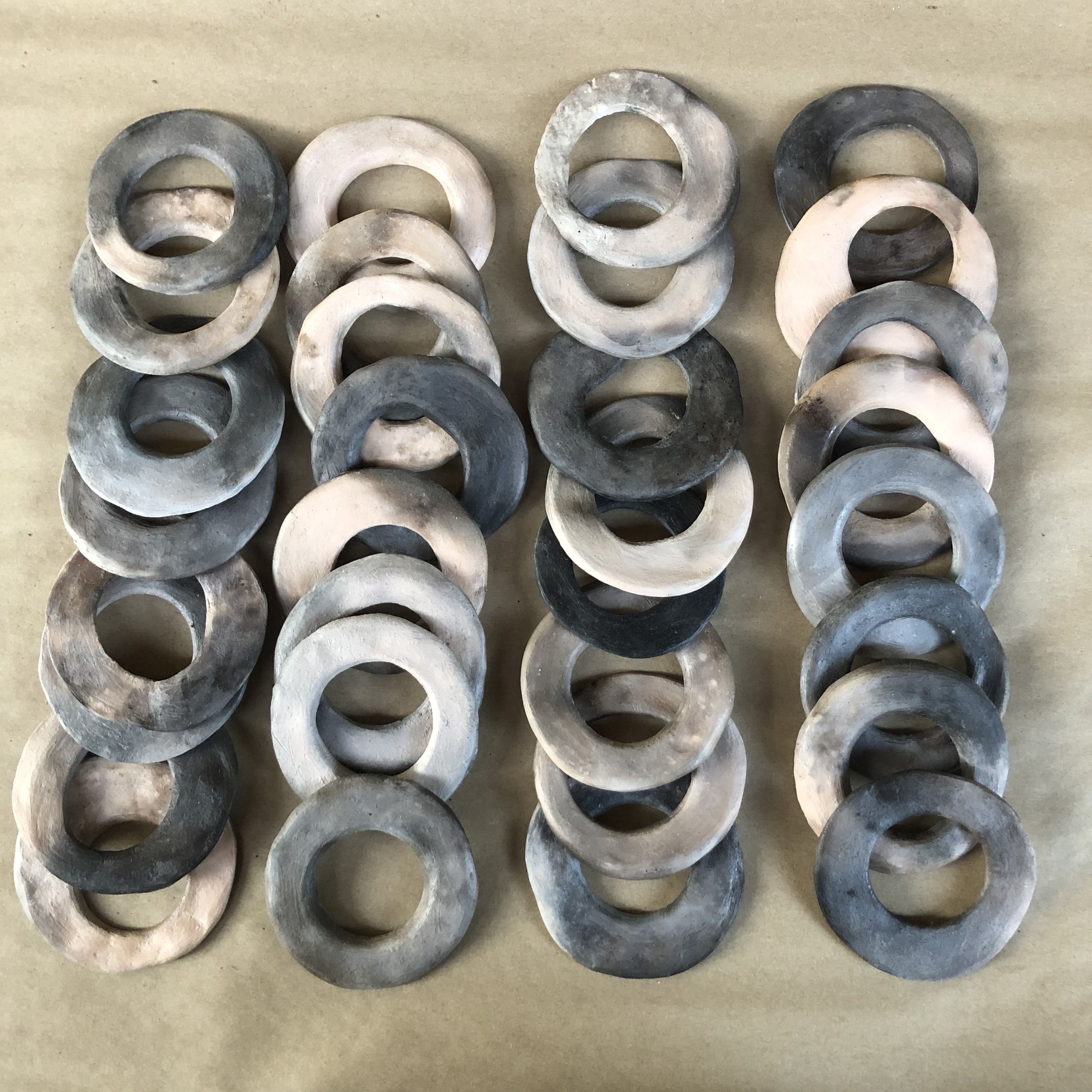 Rings and Fire (clay), Glass ball studies