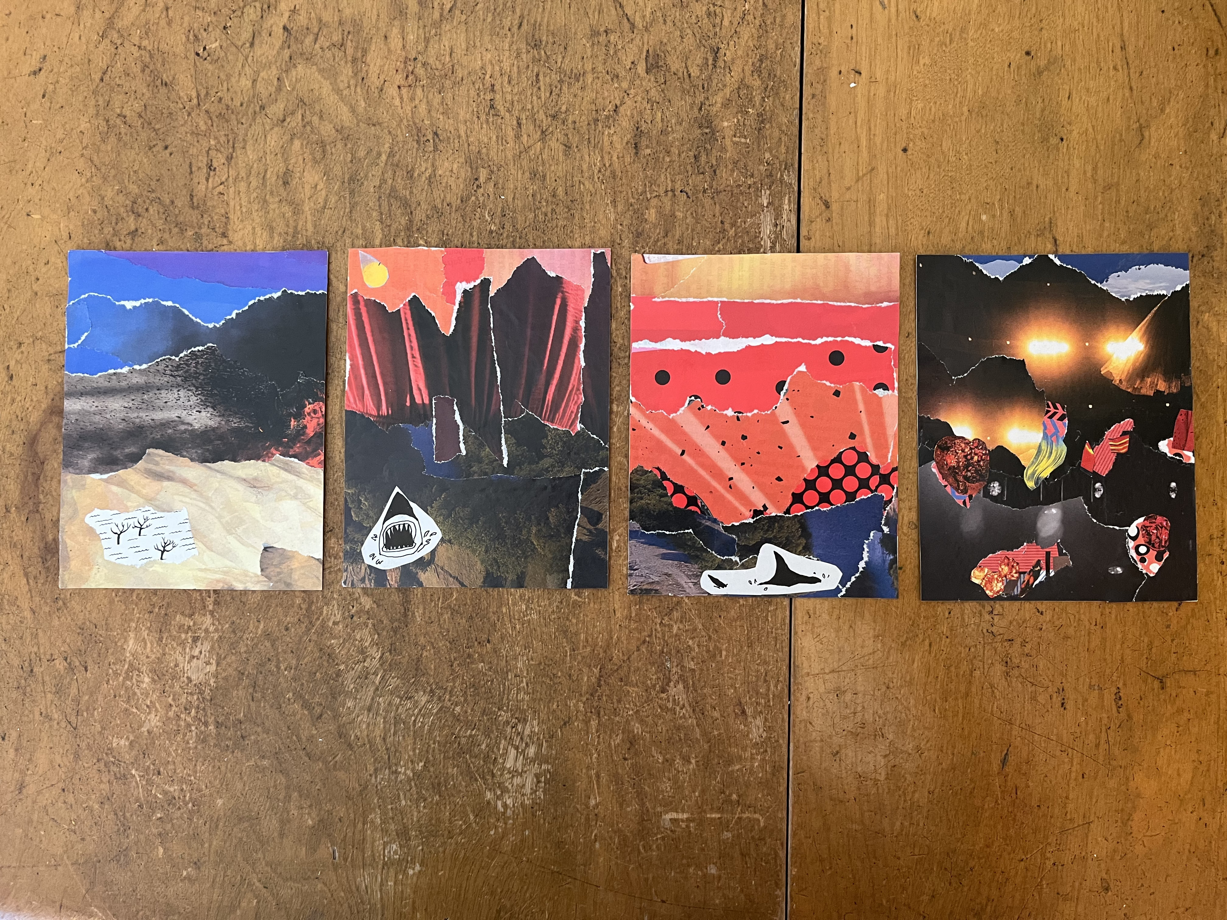Fire postcards